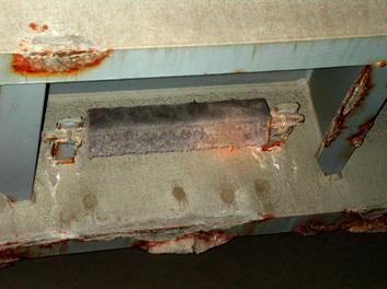 Poorly sited anode